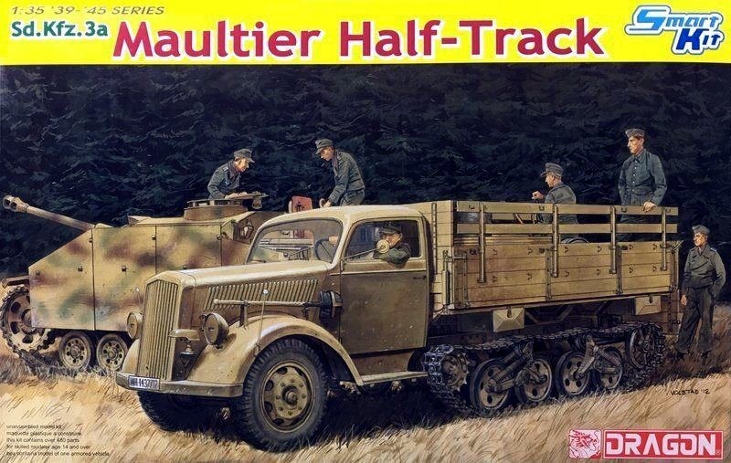 6761  техника и вооружение  Sd.Kfz.3a Maultier Half Track (1:35)