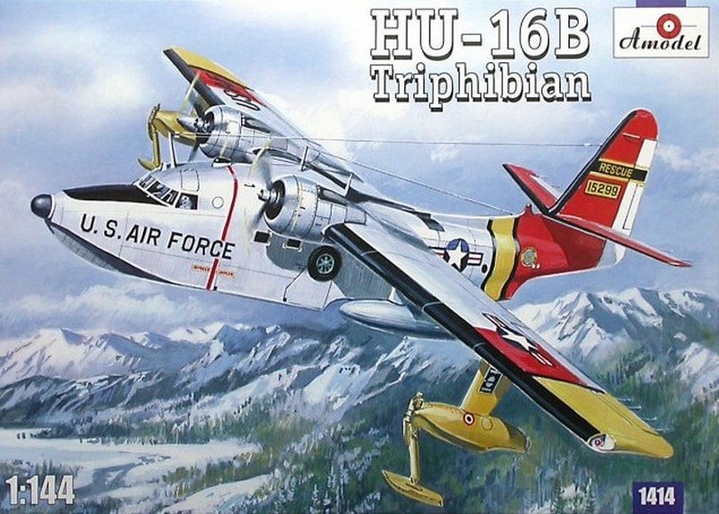 1414  авиация  HU-16B Triphibian  (1:144)