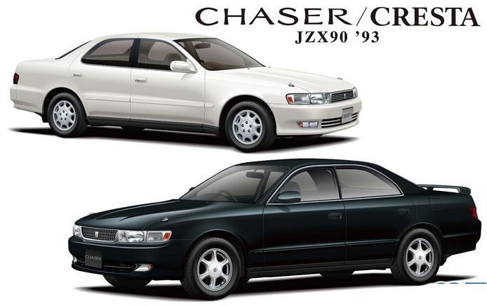 05653  автомобили и мотоциклы  Toyota Chaser/Cresta JZX90  (1:24)