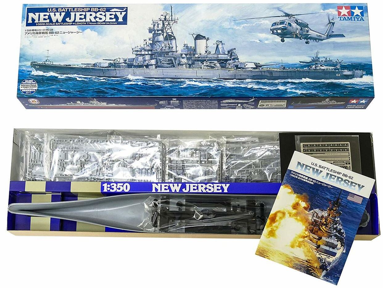 78028  флот  корабль  New Jersey (1:350)