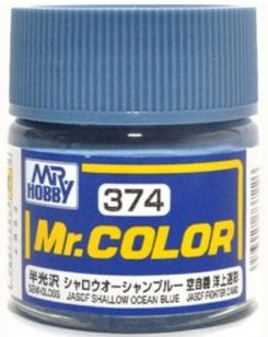 C374  краска 10мл JASDF Shalow Ocean Blue