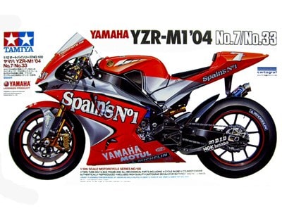 14100  автомобили и мотоциклы  Yamaha YZR-M1 '04 (1:12)