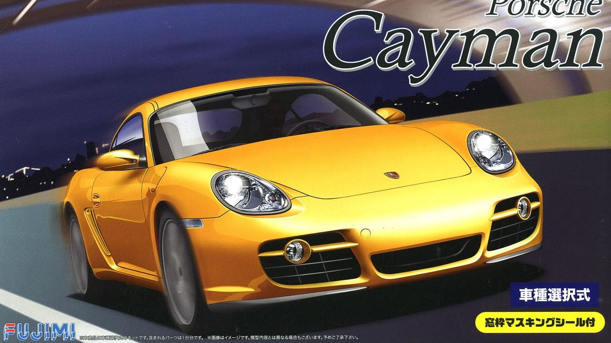 12696  автомобили и мотоциклы  Porsche Cayman/Cayman S  (1:24)