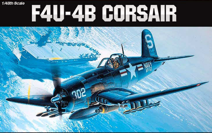 12267  авиация  F4U-4B Corsair  (1:48)