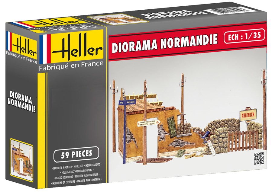 81250  наборы для диорам  DIORAMA NORMANDIE  (1:35)