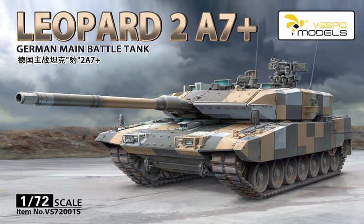 VS720015  техника и вооружение  Leopard 2 A7+ German Main Battle Tank  (1:72)