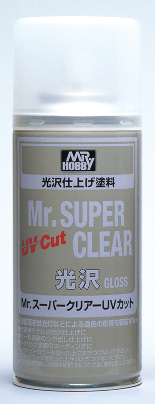 B-522  краска художественная т.м.MR.HOBBY  Mr.SUPER CLEAR UV CUT GLOSS 170мл