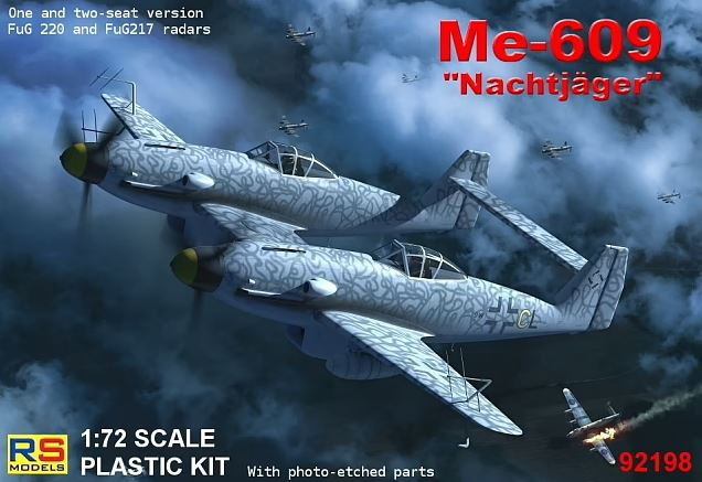 92198  авиация  Messerschmitt Me-609 Nachtjäger  (1:72)