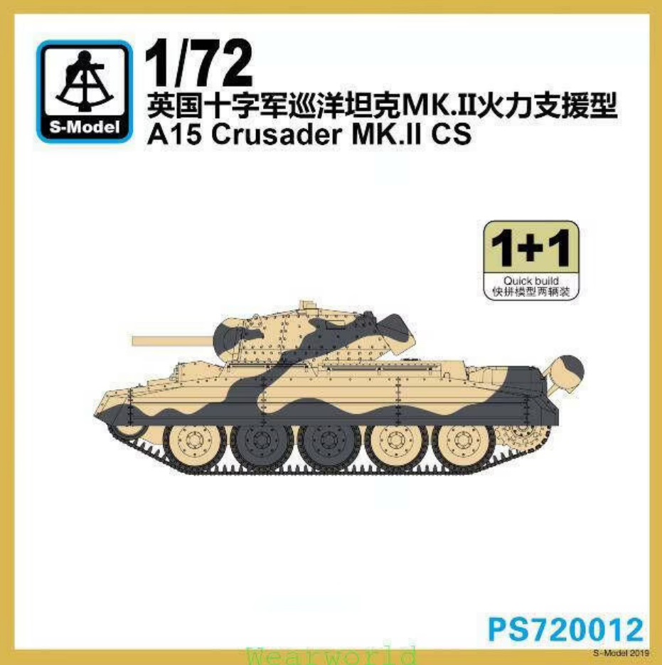 PS720012  техника и вооружение  A15 Crusader Mk. II CS 1+1 Quickbuild  (1:72)