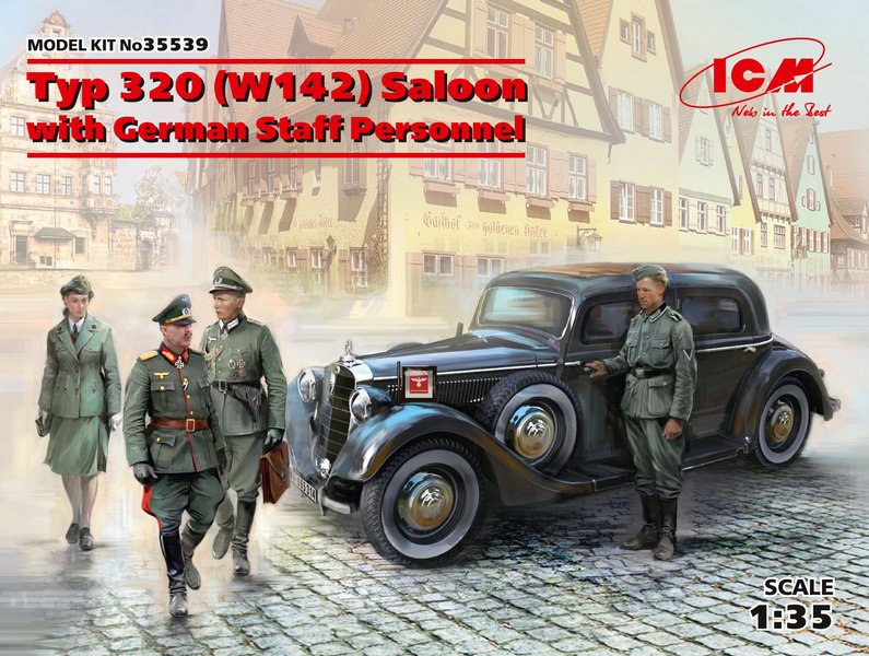 35539  техника и вооружение  Typ 320 (W142) Saloon with German Staff Personnel  (1:35)