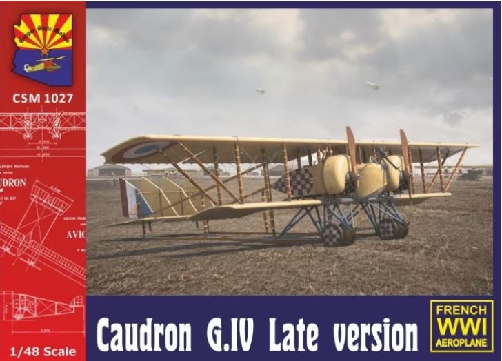 CSM1027  авиация  Caudron G.IV Late version  (1:48)