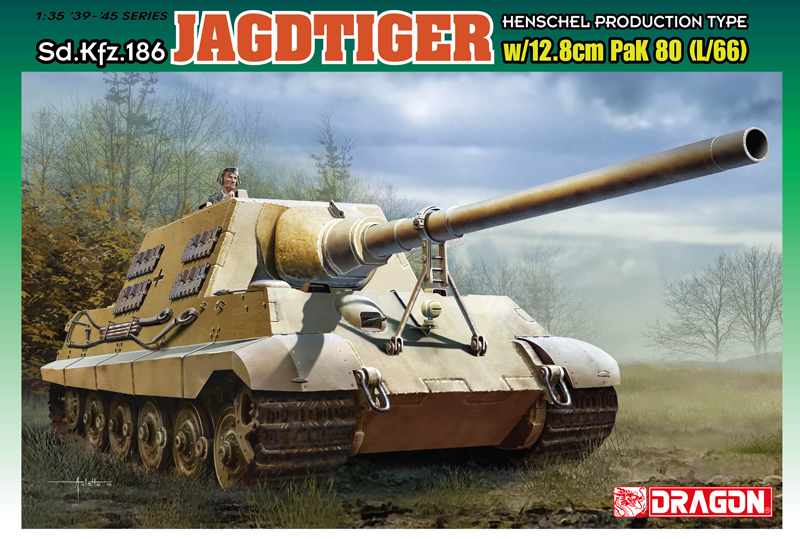 6827  техника и вооружение  САУ Jagdtiger w/12.8cm PaK.80 (L/66) (1:35)