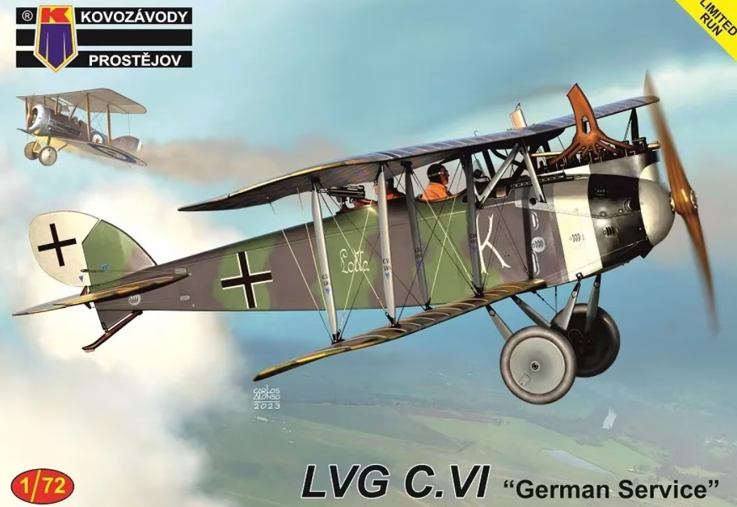 KPM0402  авиация  LVG C.VI "German Service"  (1:72)