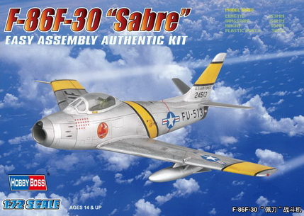 80258  авиация  F-86F-30 "Sabre"  (1:72)