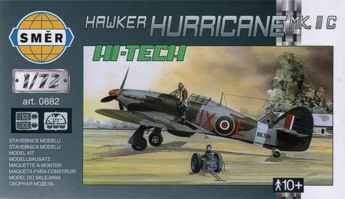 0882  авиация  Hawker Hurricane Mk.IIC (Hi-Tech Kit)  (1:72)