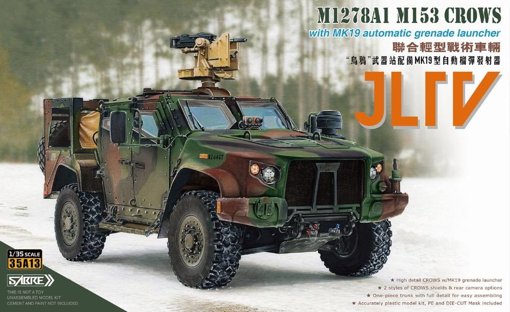 35A13-S  техника  и вооружение  JLTV M1278A1 M153 CROWS with MK19 - Standard edition  (1:35)