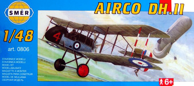 0806  авиация  Airco DH. II (1:48)