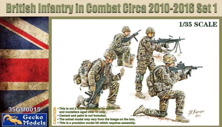 35GM0015  фигуры  British Infantry In Combat Circa ‪2010-2016‬ Set 1  (1:35)