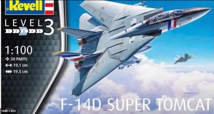 03950  авиация  F-14D Super Tomcat  (1:100)