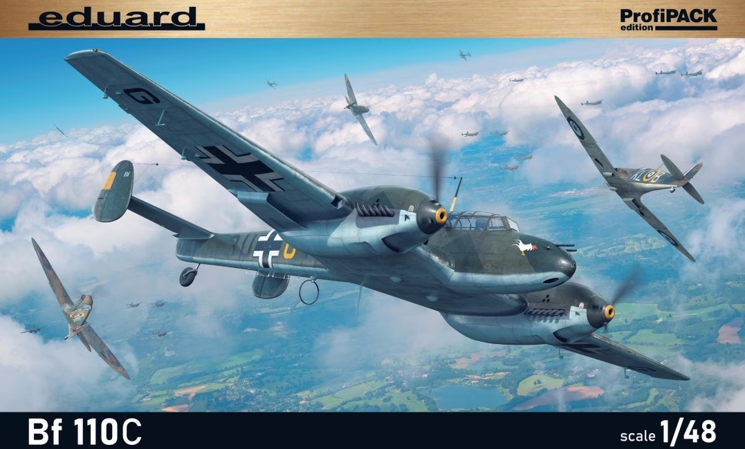 8209  авиация  Bf-110C  (1:48)
