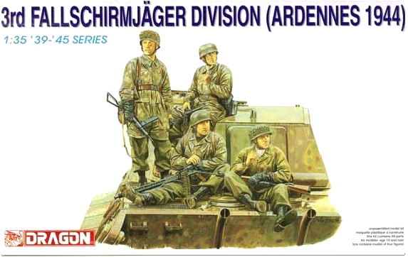 6113  фигуры  3rd Fallschirmjager Division (Ardennes 1944) (1:35)