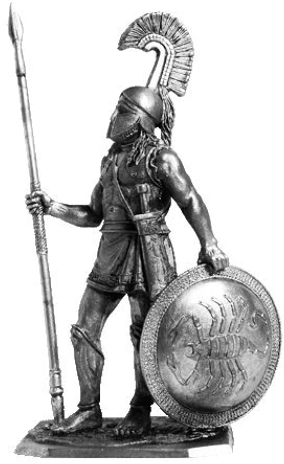 208 A  миниатюра  Спартанский гоплит, 480 год до н.э.