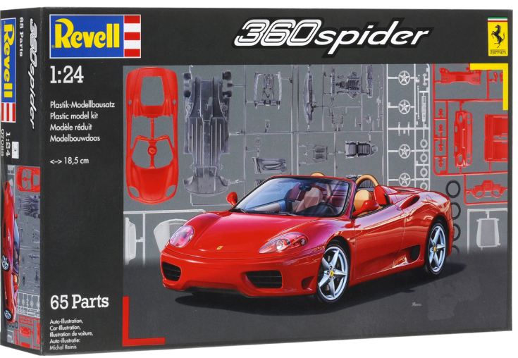 07085  автомобили и мотоциклы  Ferrari 360 Spider  (1:24)
