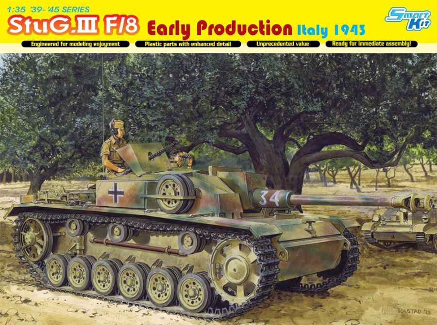 6620  техника и вооружение  САУ StuG. III F/8 Early Production Italy 1943 (1:35)