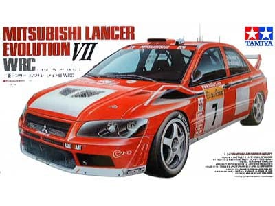24257  автомобили и мотоциклы  Mitsubishi Lancer Evo VII WRC (1:24)