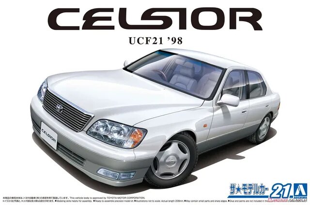 06300  автомобили и мотоциклы  Toyota Celsior UCF21 '98  (1:24)