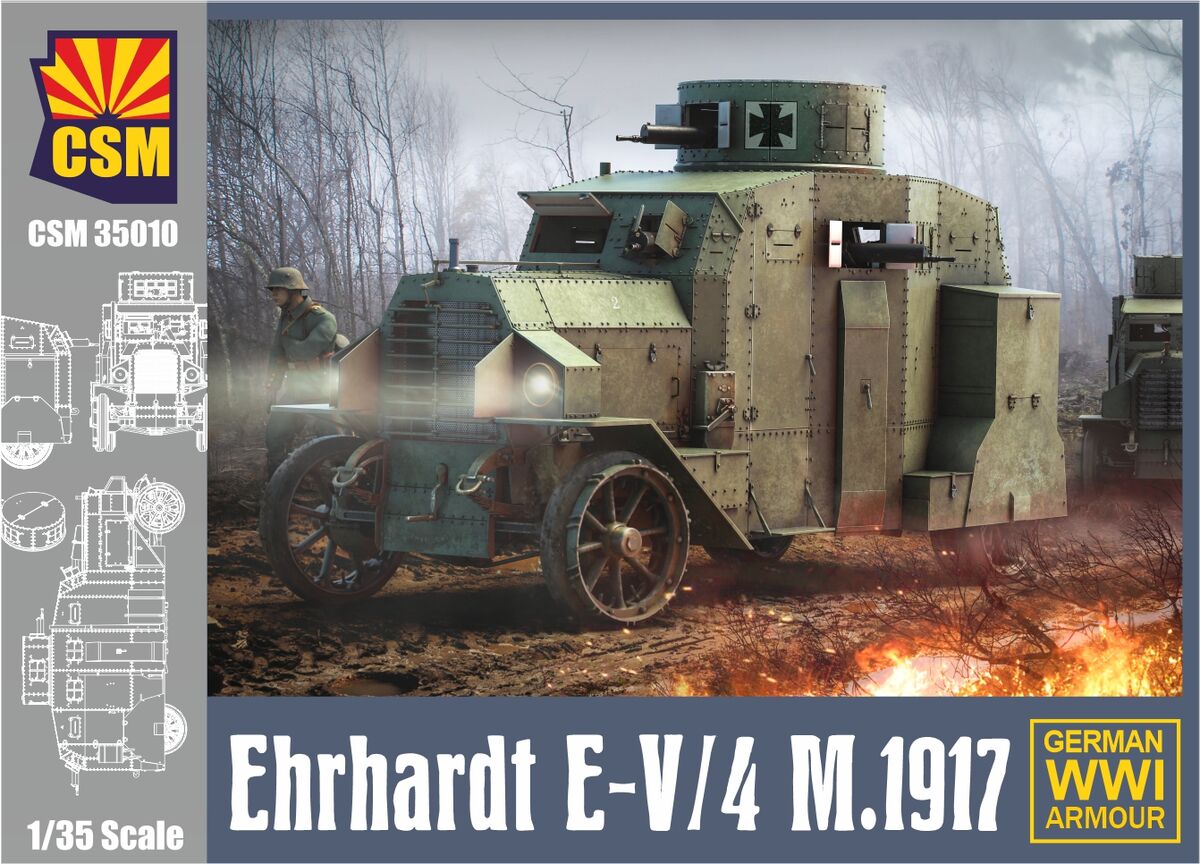 CSM35010  техника и вооружение  Ehrhardt M.1917 Armoured car  (1:35)