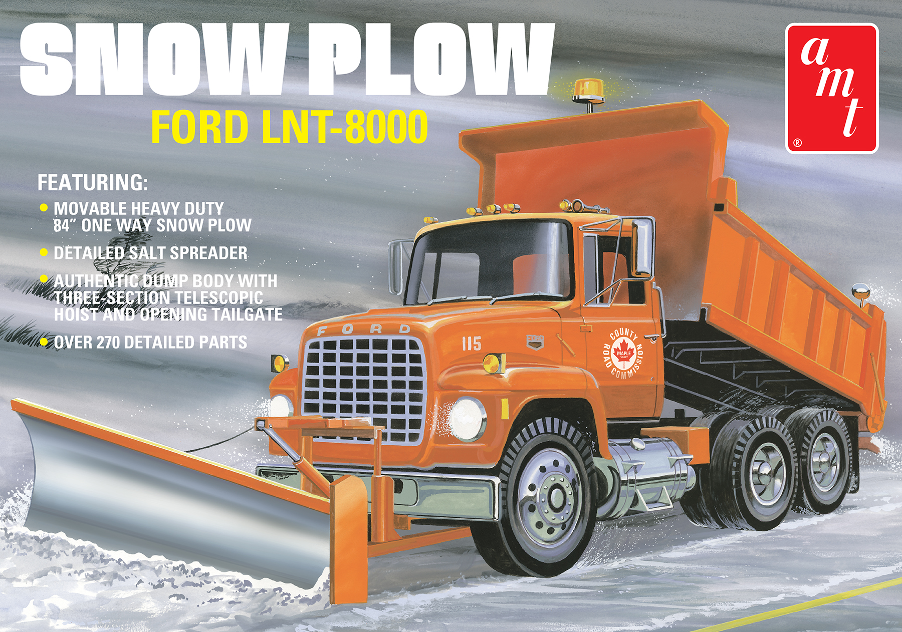 1178  автомобили и мотоциклы  Ford LNT-8000 Snow Plow  (1:25)
