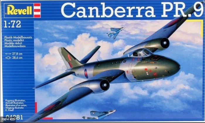04281  авиация  Canberra PR.9  (1:72)