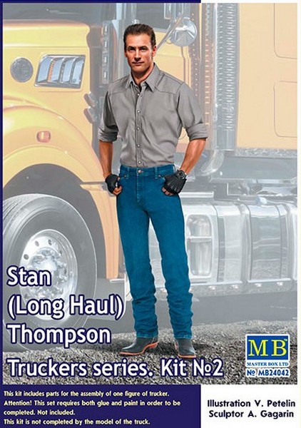MB24042  фигуры  Stan (Long Haul) Thompson, Truckers series. Kit №2  (1:24)