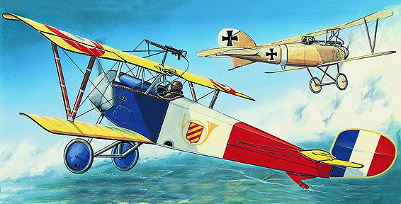 0814  авиация  Nieuport 11/16 "Bebe" (1:48)