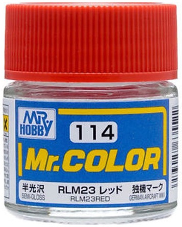 C114  краска 10мл  RLM23 RED