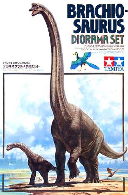 60106  фигуры  Brachiosaurus Diorama Set  (1:35)
