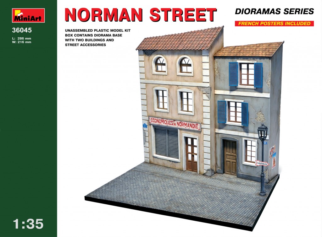 36045  наборы для диорам  NORMAN STREET  (1:35)