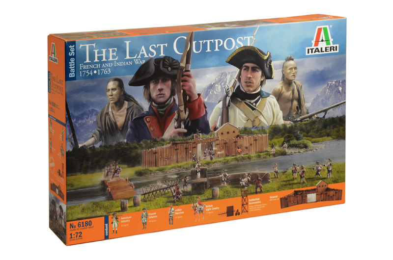 6180  наборы для диорам  THE LAST OUTPOST 1754-1763 FRENCH AND INDIAN WAR  (1:72)