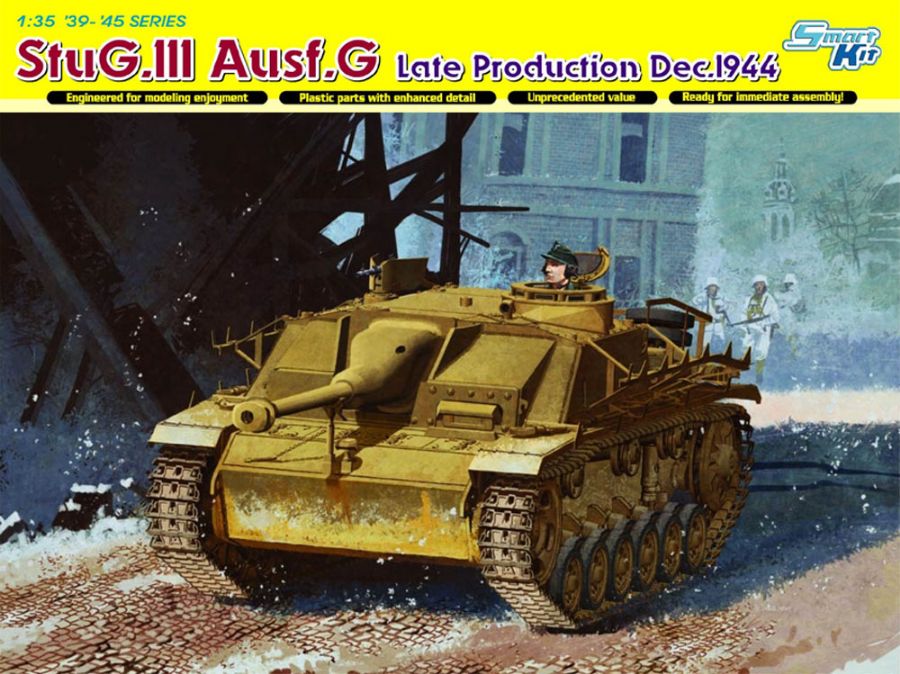 6593  техника и вооружение  САУ StuG.III Ausf.G Late Production Dec.1944 (1:35)