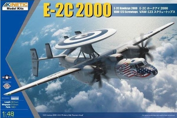 K48135  авиация  E-2C Hawkeye 2000 VAW-123 Screwtops CAG Birds  (1:48)