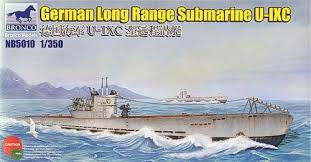 NB5010  флот  German Long Range Submarine Type U-IXC (1:350)