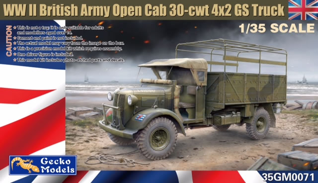 35GM0071  техника и вооружение  WW II British Army Open Cab 30-cwt 4x2 GS Truck  (1:35)