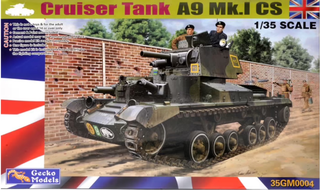 35GM0004  техника и вооружение  Cruiser Tank A9 Mk.I CS  (1:35)