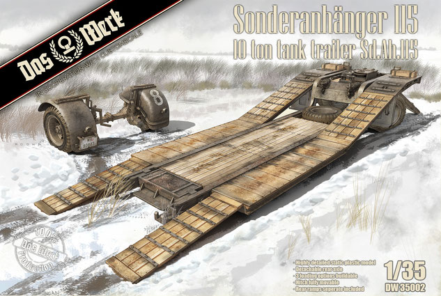 DW35002  техника и вооружение  Sonderanhänger 115 10 Ton Tank Trailer Sd.Ah.115  (1:35)