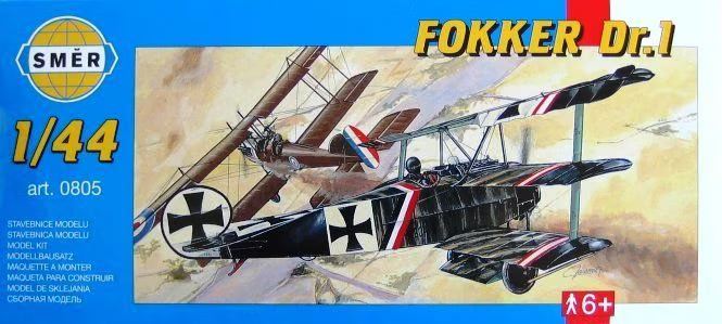 0805  авиация  Fokker Dr. 1 (1:44)