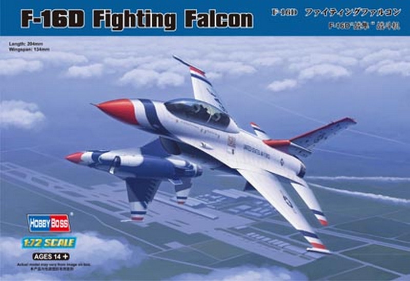 80275  авиация  F-16D Fighting Falcon  (1:72)
