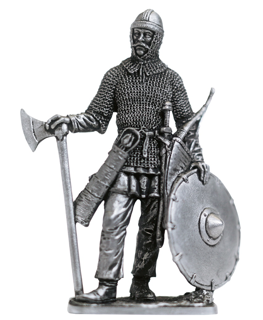 334 M  миниатюра  Воин княжеской дружины. Русь, 10 век