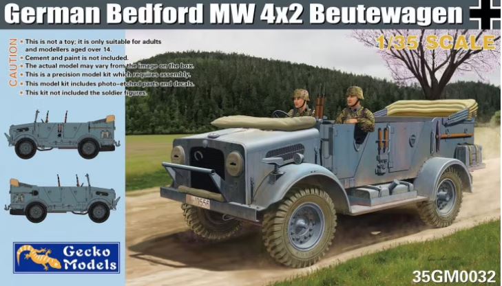 35GM0032  техника и вооружение  German Bedford MW 4x2 Beutewagen  (1:35)