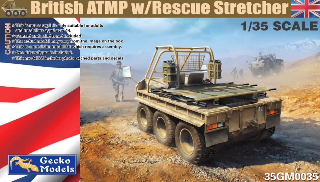 35GM0035  техника и вооружение  British ATMP w/Rescue Stretchers  (1:35)